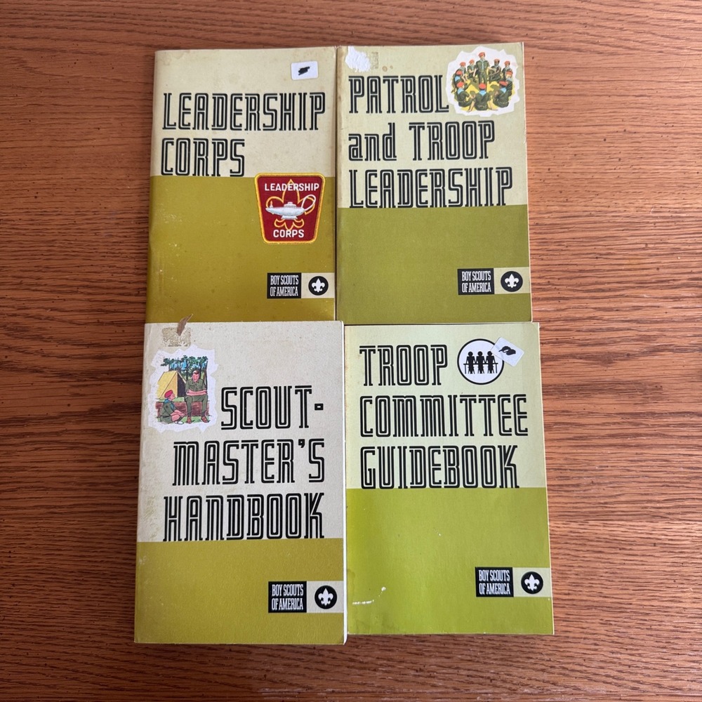 Boy Scouts of America Vintage‎ Leadership Corps Troop Committee Handbook Set